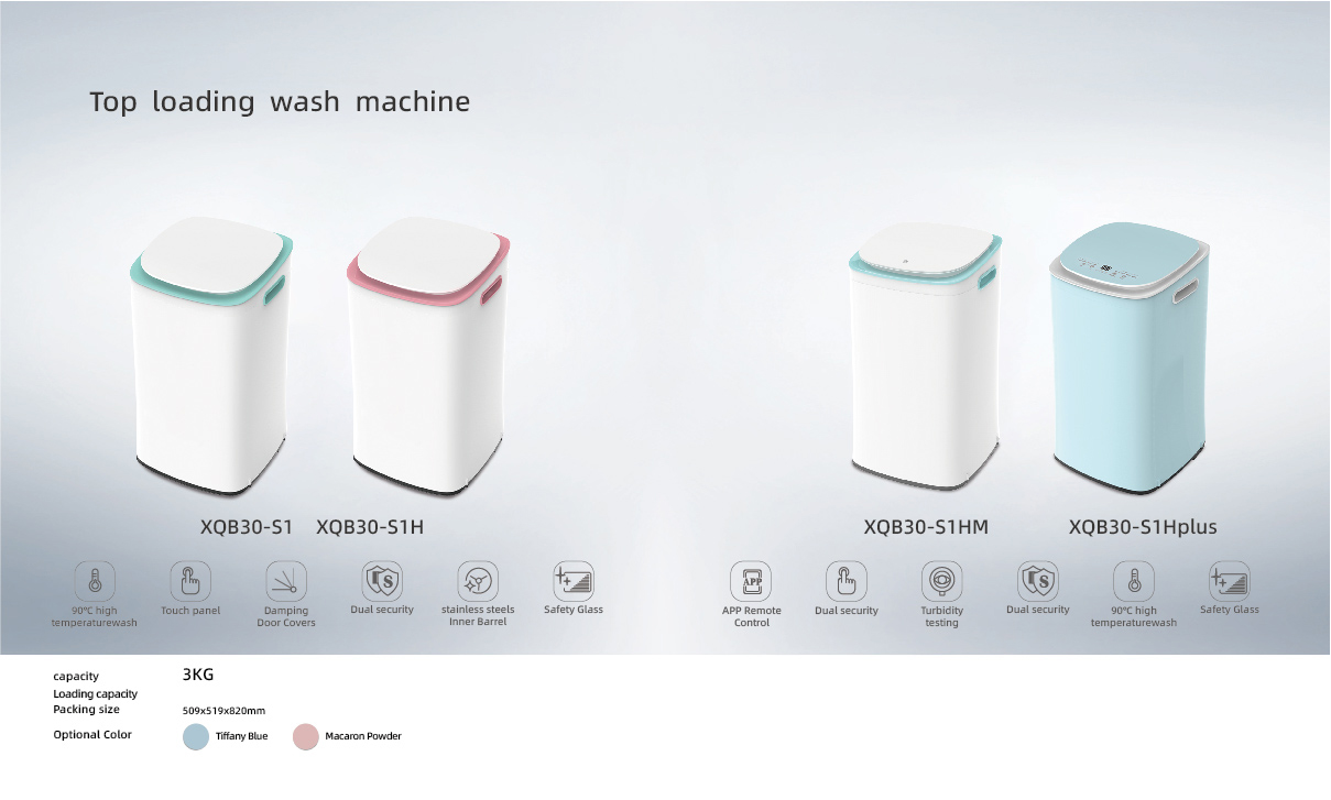 Top loading wash machine - XQB30-51 series